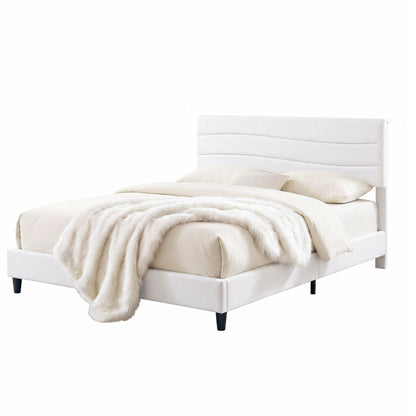 Artiss Queen Bed Frame with Storage Adjustable Headboard Platform Base Linen Fabric Charging Ports-Furniture > Bedroom > Beds &amp; Bed Frames-PEROZ Accessories