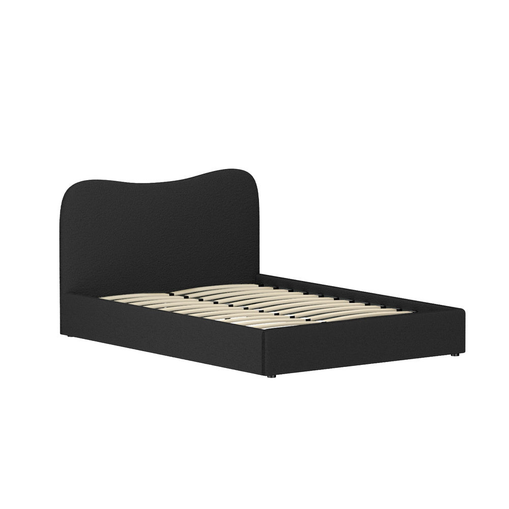 Artiss Bed Frame Double Size Boucle DARA-Furniture &gt; Bedroom &gt; Beds &amp; Bed Frames-PEROZ Accessories