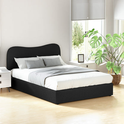 Artiss Bed Frame Double Size Boucle DARA-Furniture &gt; Bedroom &gt; Beds &amp; Bed Frames-PEROZ Accessories