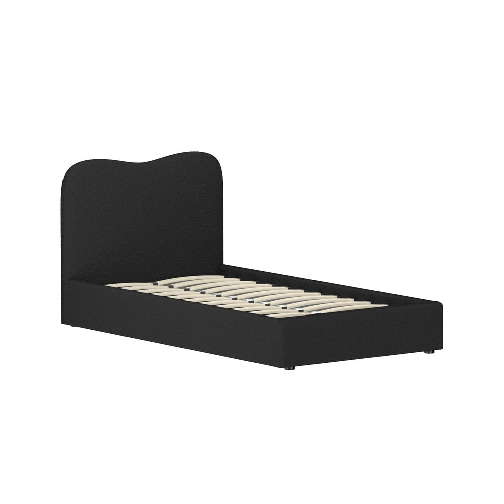 Artiss Bed Frame King Single Size Boucle DARA-Furniture &gt; Bedroom &gt; Beds &amp; Bed Frames-PEROZ Accessories