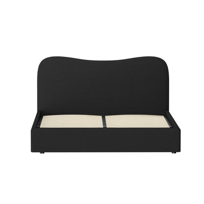 Artiss Bed Frame Queen Size Boucle DARA-Furniture &gt; Bedroom &gt; Beds &amp; Bed Frames-PEROZ Accessories