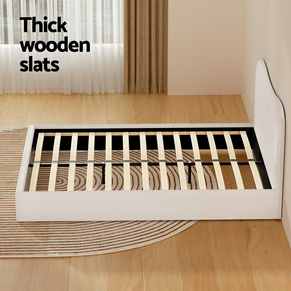Artiss Bed Frame Queen Size Boucle DARA-Baby &amp; Kids > Kid&