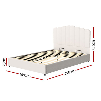 Artiss Bed Frame Queen Size Boucle FION-Baby &amp; Kids &gt; Kid&
