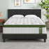 Artiss BedStory Queen Bed Frame Mattress Set Platform Upholstered Hybrid Pocket Coil-Furniture > Bedroom > Beds & Bed Frames-PEROZ Accessories