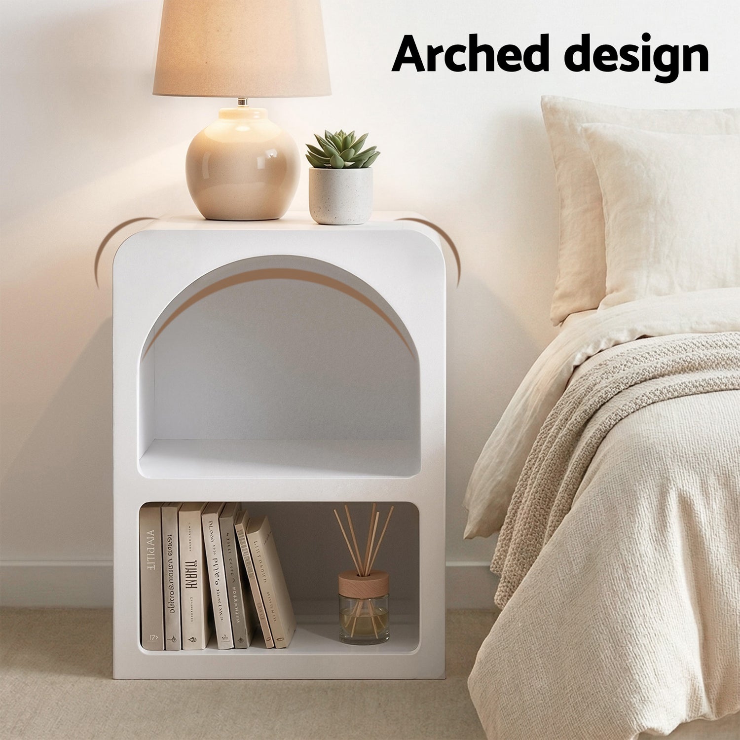 Artiss Bed Frame King Single with 2 Bedside Tables Set Scallop Headboard Pink Velvet Fabric Beds Base-Furniture > Bedroom > Beds &amp; Bed Frames-PEROZ Accessories