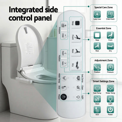 Cefito Smart Electric Bidet Toilet Seat Cover D-Shape SIAA Material Certified-Furniture > Bathroom > Bidets-PEROZ Accessories