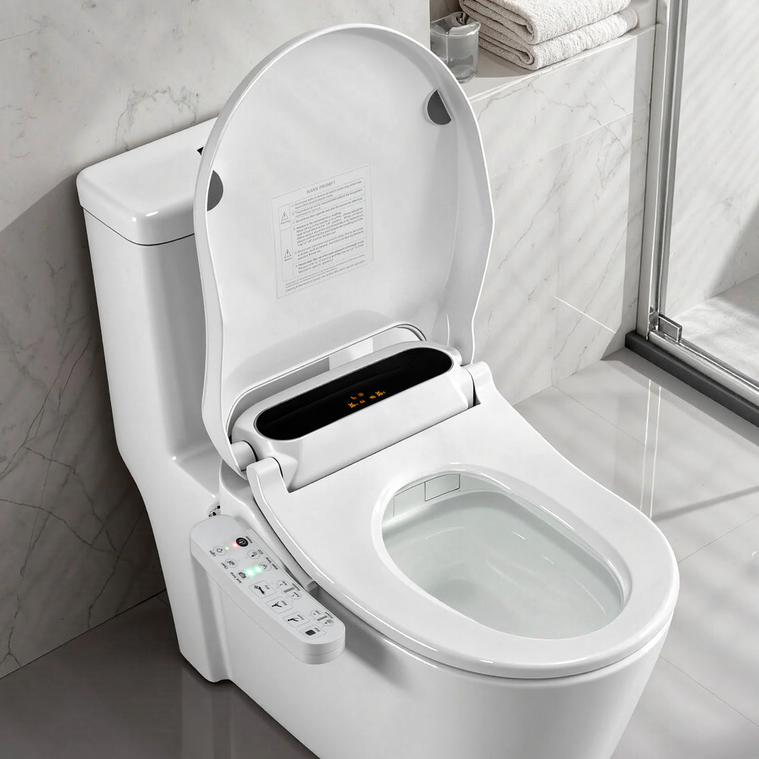 Cefito Smart Electric Bidet Toilet Seat LED Display Heated Dryer WaterMark-Furniture > Bathroom > Bidets-PEROZ Accessories