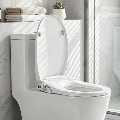 Cefito Non Electric Bidet Toilet Seat O-Shape Dual Nozzle Soft Close WaterMark DIY-Furniture > Bathroom > Bidets-PEROZ Accessories