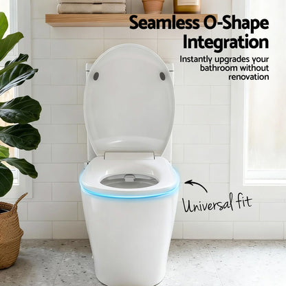 Cefito Non Electric Bidet Toilet Seat O-Shape Dual Nozzle Soft Close WaterMark DIY-Furniture > Bathroom > Bidets-PEROZ Accessories