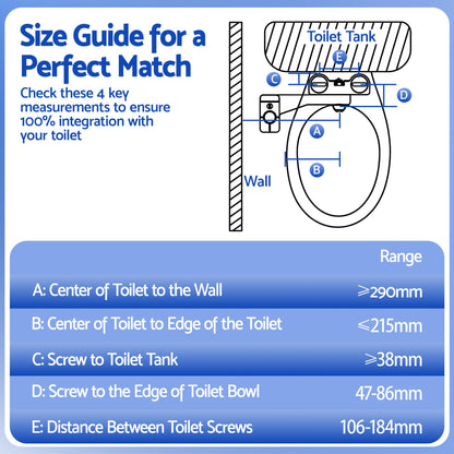 Cefito Non-Electric Ultra-Slim Bidet Attachment Detachable Bidet with Dual Nozzle Frontal &amp; Rear Wash Adjustable Water Pressure Cold Water Toilet Bide-Home &amp; Garden > Bathroom Accessories > Toilet &amp; Bidet Accessories-PEROZ Accessories