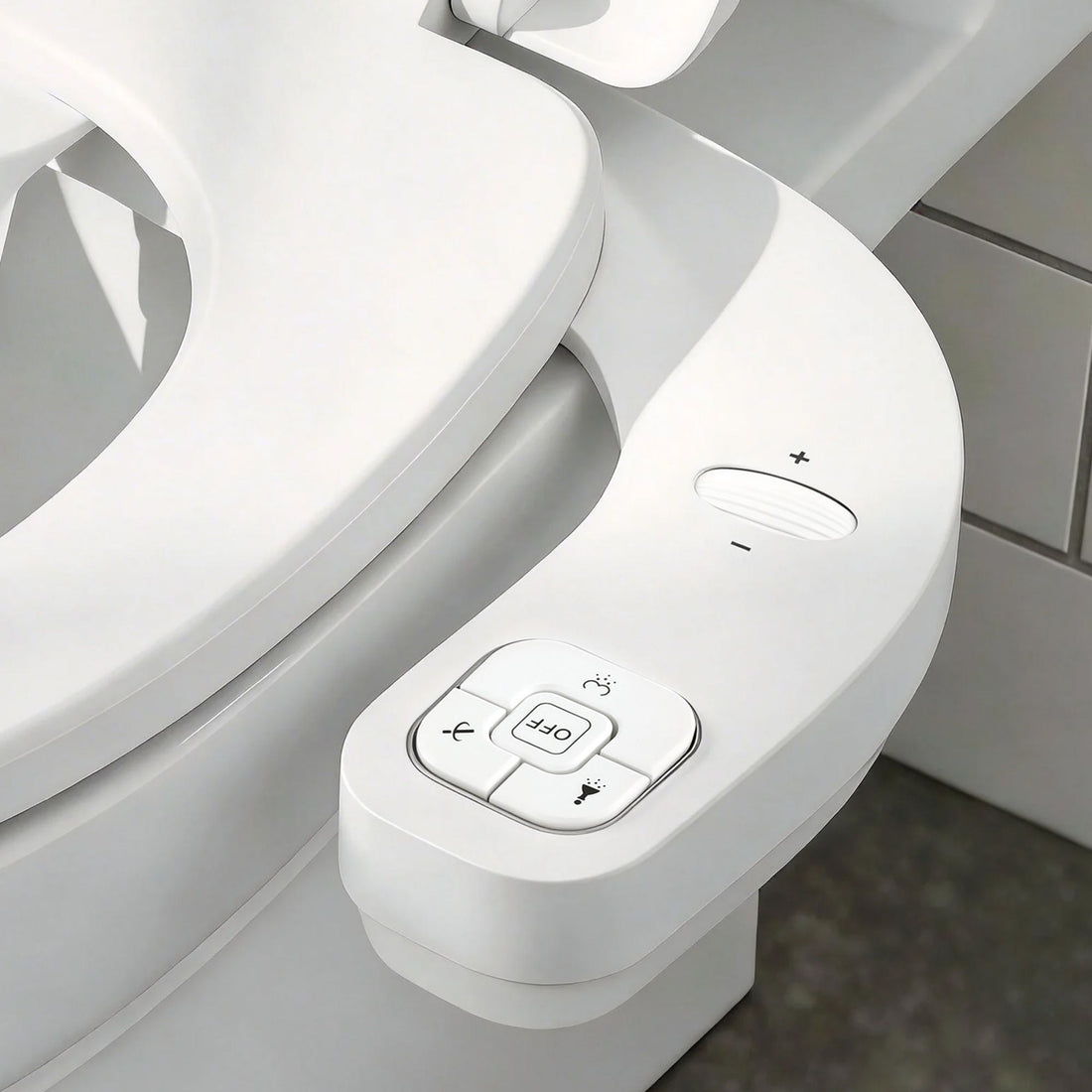 Cefito Ultra-Slim Bidet Attachment Detachable Bidet with Self-Cleaning Dual Nozzle Non-Electric Adjustable Water Pressure, Cold Water Toilet Bide-Home &amp; Garden > Bathroom Accessories > Toilet &amp; Bidet Accessories-PEROZ Accessories