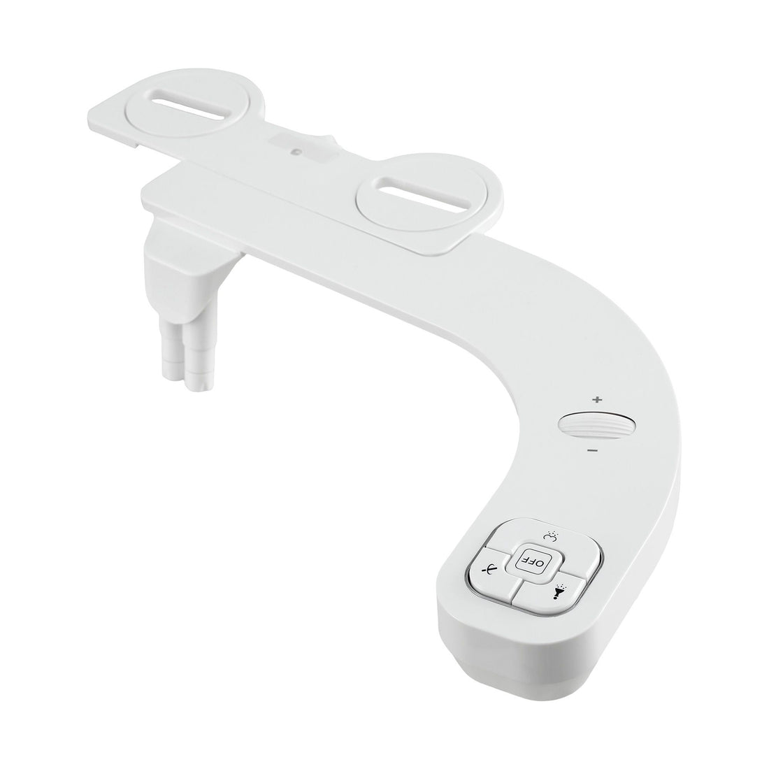 Cefito Ultra-Slim Bidet Attachment Detachable Bidet with Self-Cleaning Dual Nozzle Non-Electric Adjustable Water Pressure, Cold Water Toilet Bide-Home &amp; Garden > Bathroom Accessories > Toilet &amp; Bidet Accessories-PEROZ Accessories