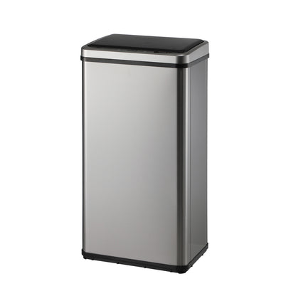 Oikiture 50L Motion Sensor Bin Automatic Silver-Sensor Bin-PEROZ Accessories