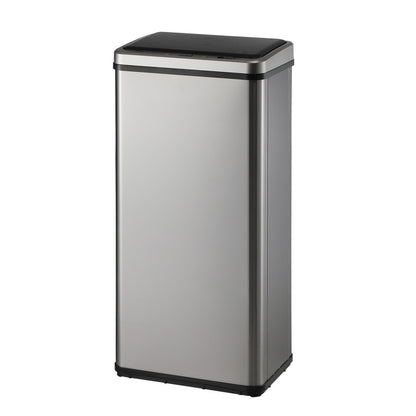 Oikiture 60L Motion Sensor Bin Automatic Silver-Sensor Bin-PEROZ Accessories