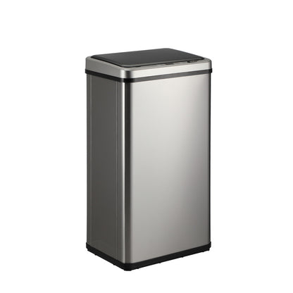 Oikiture 40L Motion Sensor Bin Automatic Rubbish Can Silver-Sensor Bin-PEROZ Accessories