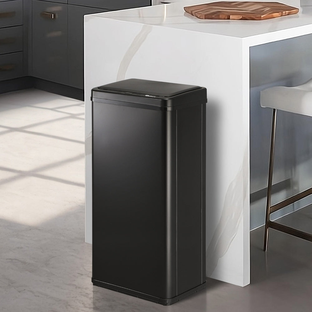 Oikiture 50L Motion Sensor Bin Automatic Black-Sensor Bin-PEROZ Accessories