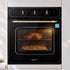 Devanti 60cm Built-In Electric Oven 80L Gross 9 Functions Black-Appliances > Kitchen Appliances > Ovens-PEROZ Accessories