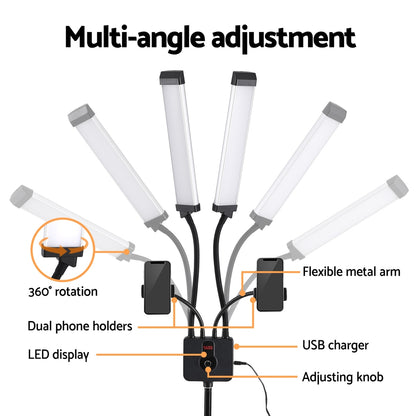Embellir LED Beauty Light for Makeup Tattoo Eyelash Extensions Salon Spa Studio-Health &amp; Beauty &gt; Makeup Mirrors-PEROZ Accessories