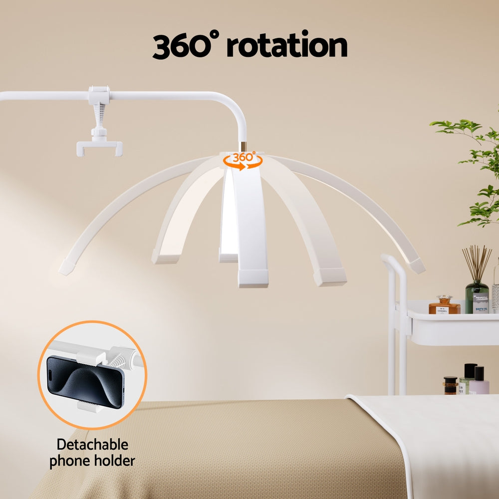 Embellir LED Beauty Light Half Moon Lamp Makeup Tattoo Eyelash Extensions Salon-Health &amp; Beauty &gt; Makeup Mirrors-PEROZ Accessories