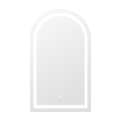 Welba LED Arched Bathroom Mirror Anti-fog Smart 100x60cm-Bathroom Mirrors-PEROZ Accessories