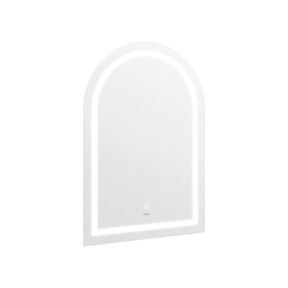 Welba LED Arched Bathroom Mirror Anti-fog Smart 86x50cm-Bathroom Mirrors-PEROZ Accessories