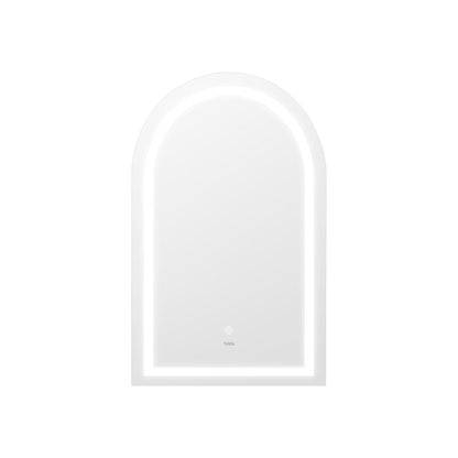 Welba LED Arched Bathroom Mirror Anti-fog Smart 86x50cm-Bathroom Mirrors-PEROZ Accessories