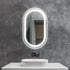 Oikiture Oval Bathroom LED Mirror 750 x 75cm Wall Mirror Makeup Vanity Mirror-Bathroom Mirrors-PEROZ Accessories
