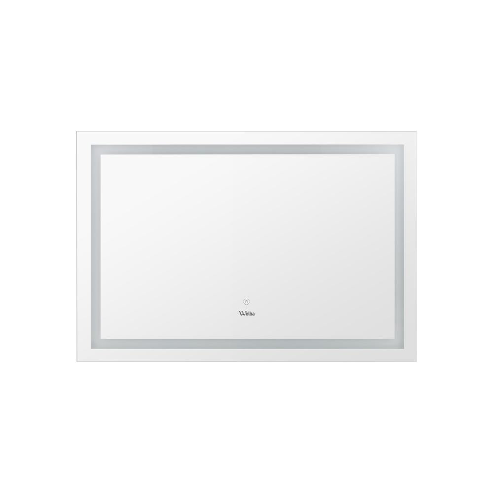 Oikiture 100 x 70cm Bathroom LED Mirror Wall Mounted-Bathroom Mirrors-PEROZ Accessories