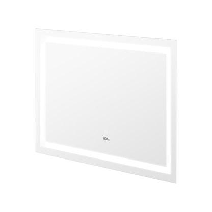 Oikiture 100 x 70cm Bathroom LED Mirror Wall Mounted-Bathroom Mirrors-PEROZ Accessories