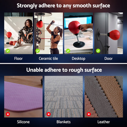 Everfit Desktop Punching Boxing Bag Stand Set with Pump Swivel Speed Balls-Sports &amp; Fitness &gt; Exercise, Gym &amp; Fitness &gt; Boxing &amp; Martial Arts-PEROZ Accessories