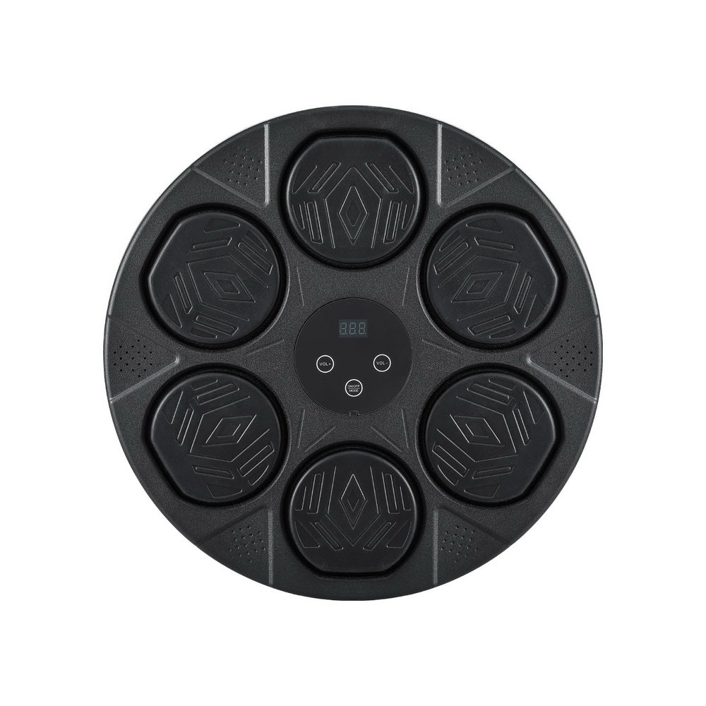 Everfit Music Boxing Machine Bluetooth Wall-Mounted Punch Target with LED Display &amp; Gloves