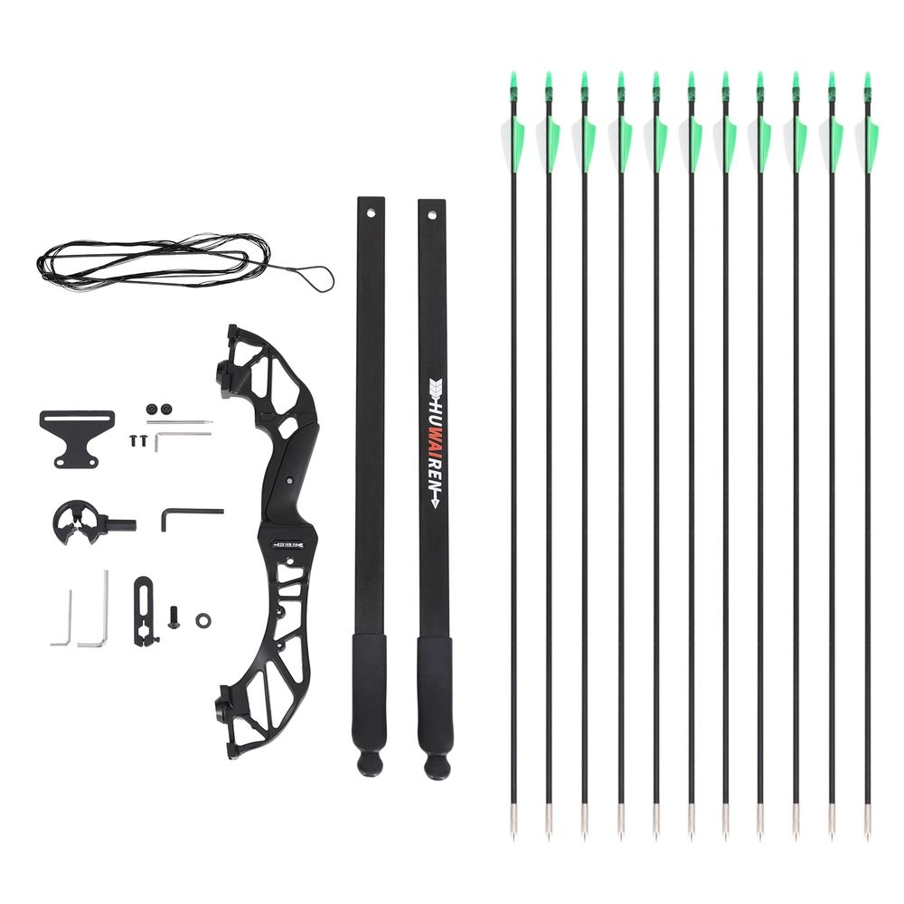 Everfit 55lbs Bow Arrow Set Recurve Takedown Archery Hunting for Beginner Green-Baby &amp; Kids > Baby &amp; Kid&