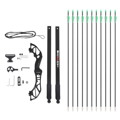Everfit 55lbs Bow Arrow Set Recurve Takedown Archery Hunting for Beginner Green-Baby &amp; Kids > Baby &amp; Kid&