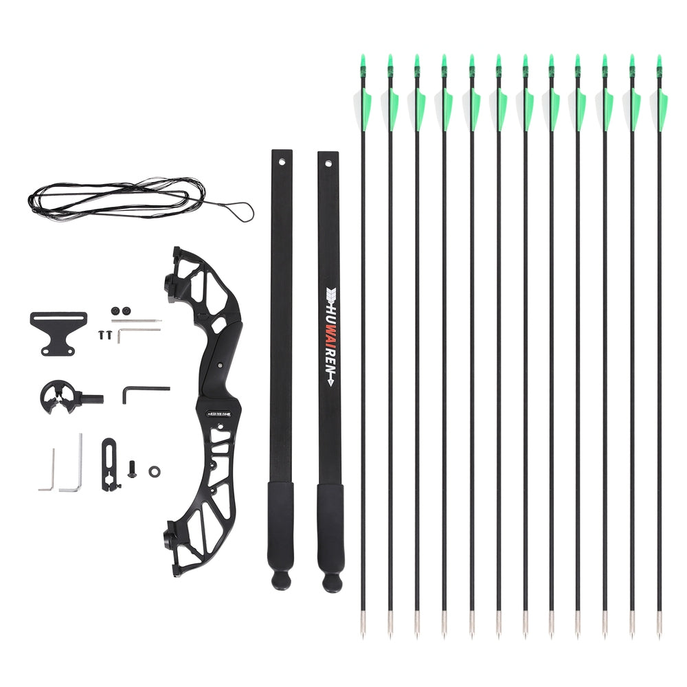 Everfit 55lbs Bow Arrow Set Recurve Takedown Archery Hunting for Beginner Green-Baby &amp; Kids &gt; Baby &amp; Kid&