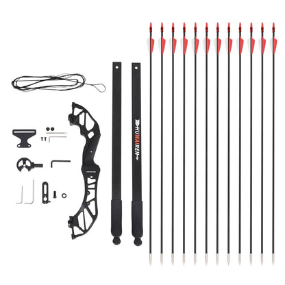 Everfit 55lbs Bow Arrow Set Recurve Takedown Archery Hunting for Beginner Red-Baby &amp; Kids > Baby &amp; Kid&