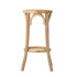 Oikiture 4x Bar Stools Dining Chair Rattan Seat Natural-Bar Stools-PEROZ Accessories