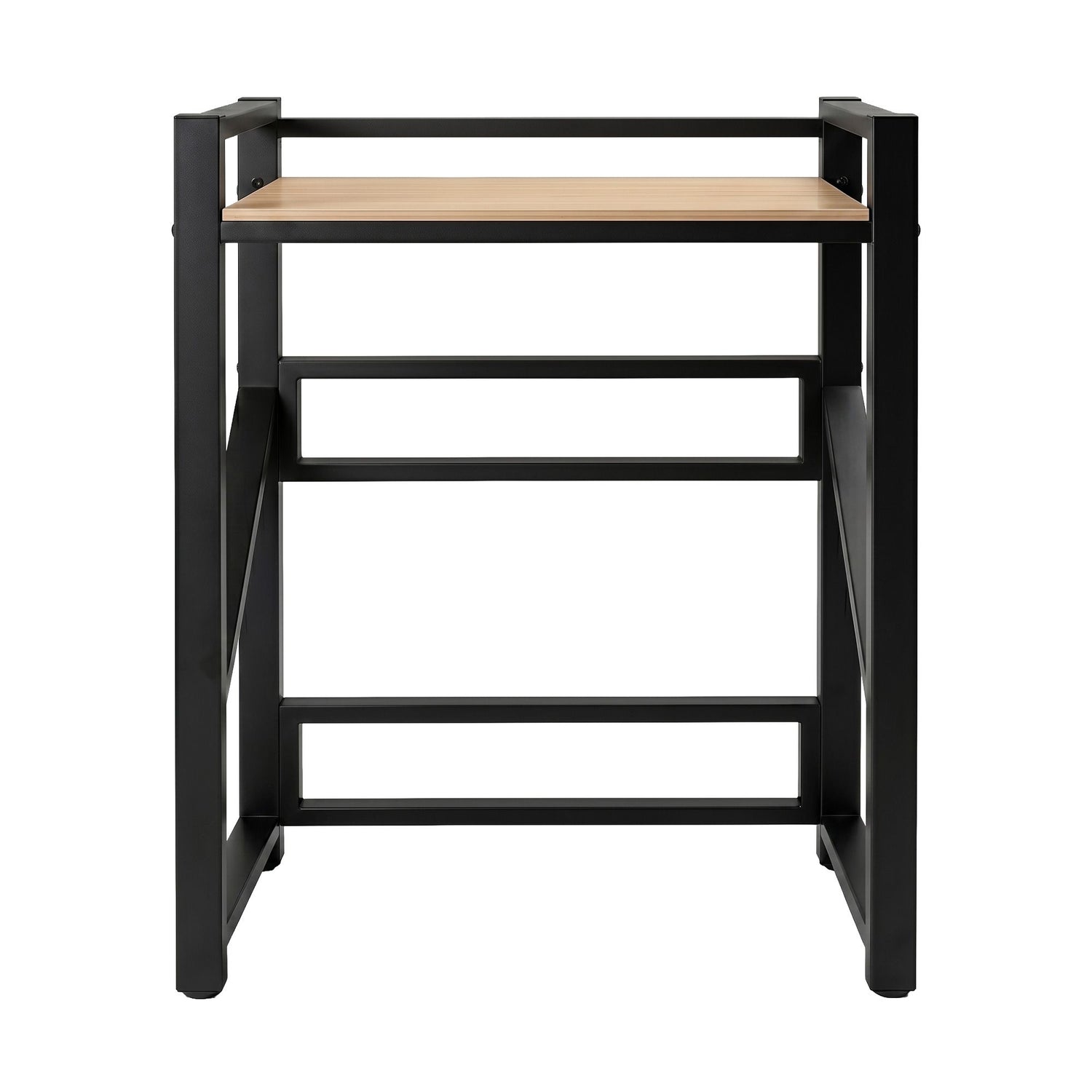 Artiss Over Washing Machine Rack Laundry Shelf Space Saver 75cm Black