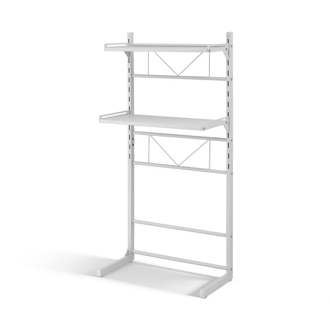 Artiss Over Toilet Bathroom Storage Shelf Rack Over Toilet 2 Tier-Furniture > Bathroom > Bathroom Cabinets, Cupboards &amp; Storage-PEROZ Accessories