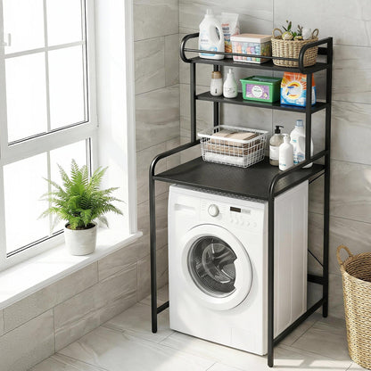 Artiss Bathroom Storage Shelf Over Washing Machine Toilet 3 Tier-Furniture > Bathroom > Bathroom Cabinets, Cupboards &amp; Storage-PEROZ Accessories