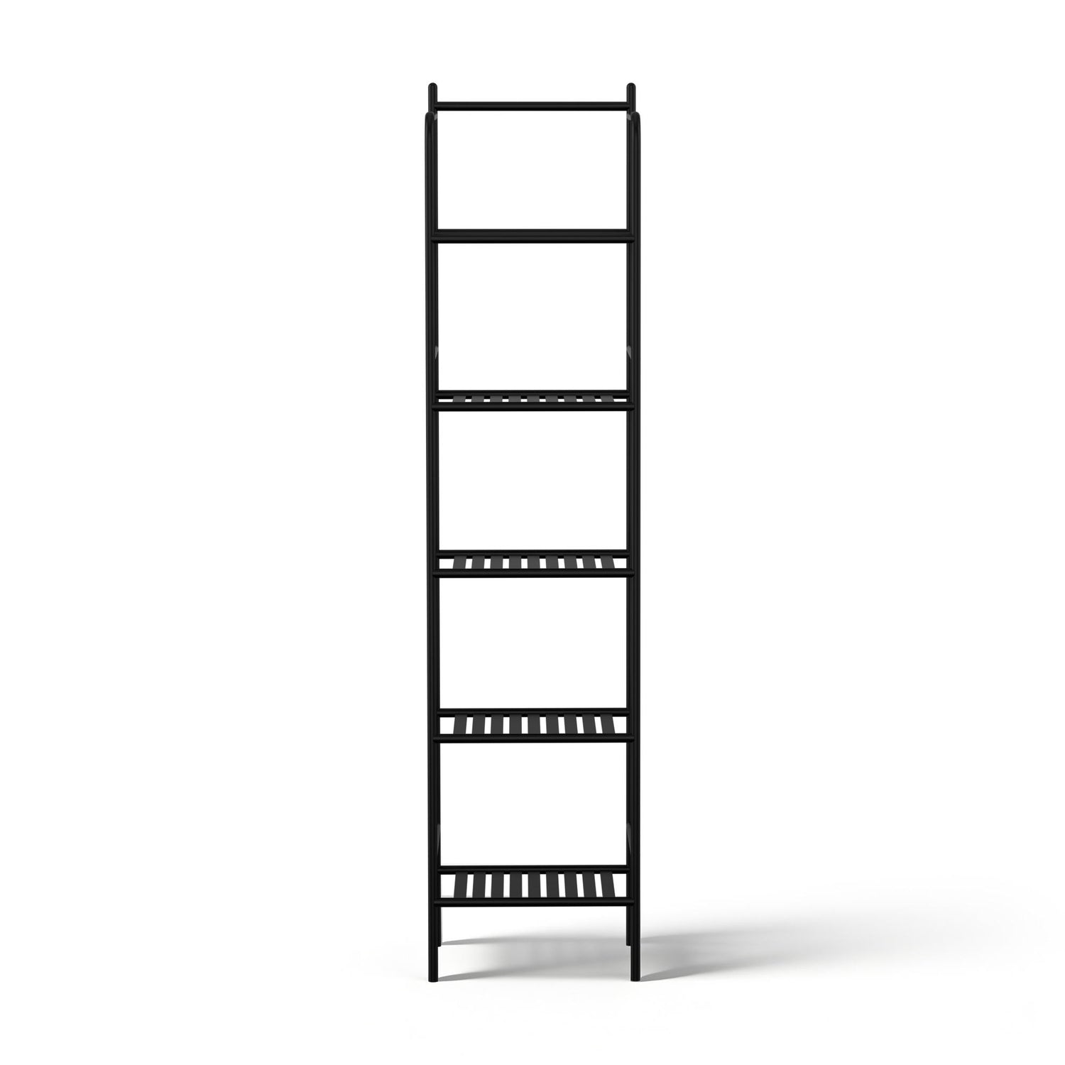 Artiss 5 Tier Floor Standing Corner Shower Caddy Bathroom Organizer Black-Furniture > Bathroom > Bathroom Cabinets, Cupboards &amp; Storage-PEROZ Accessories