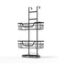 Artiss 3 Tier Over The Door Shower Caddy Hanging Bathroom Storage Organizer-Furniture > Bathroom > Bathroom Cabinets, Cupboards & Storage-PEROZ Accessories