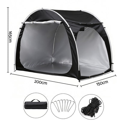 Giantz Bike Storage Tent Outdoor Waterproof UV Resistant Shelter w/ Ventilation-Home &amp; Garden > Travel > Duffel Bags-PEROZ Accessories