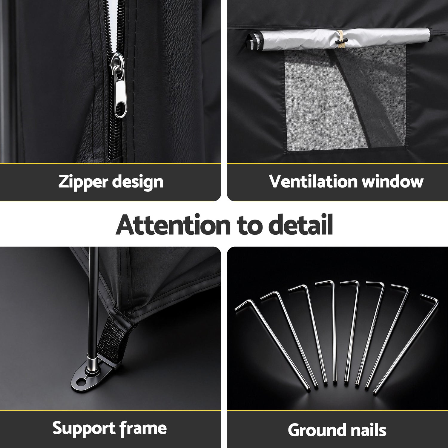 Giantz Bike Storage Tent Outdoor Waterproof UV Resistant Shelter w/ Ventilation-Home &amp; Garden > Travel > Duffel Bags-PEROZ Accessories