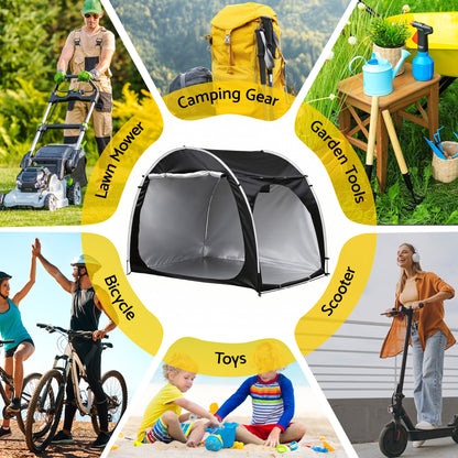 Giantz Bike Storage Tent Outdoor Waterproof UV Resistant Shelter w/ Ventilation-Home &amp; Garden > Travel > Duffel Bags-PEROZ Accessories