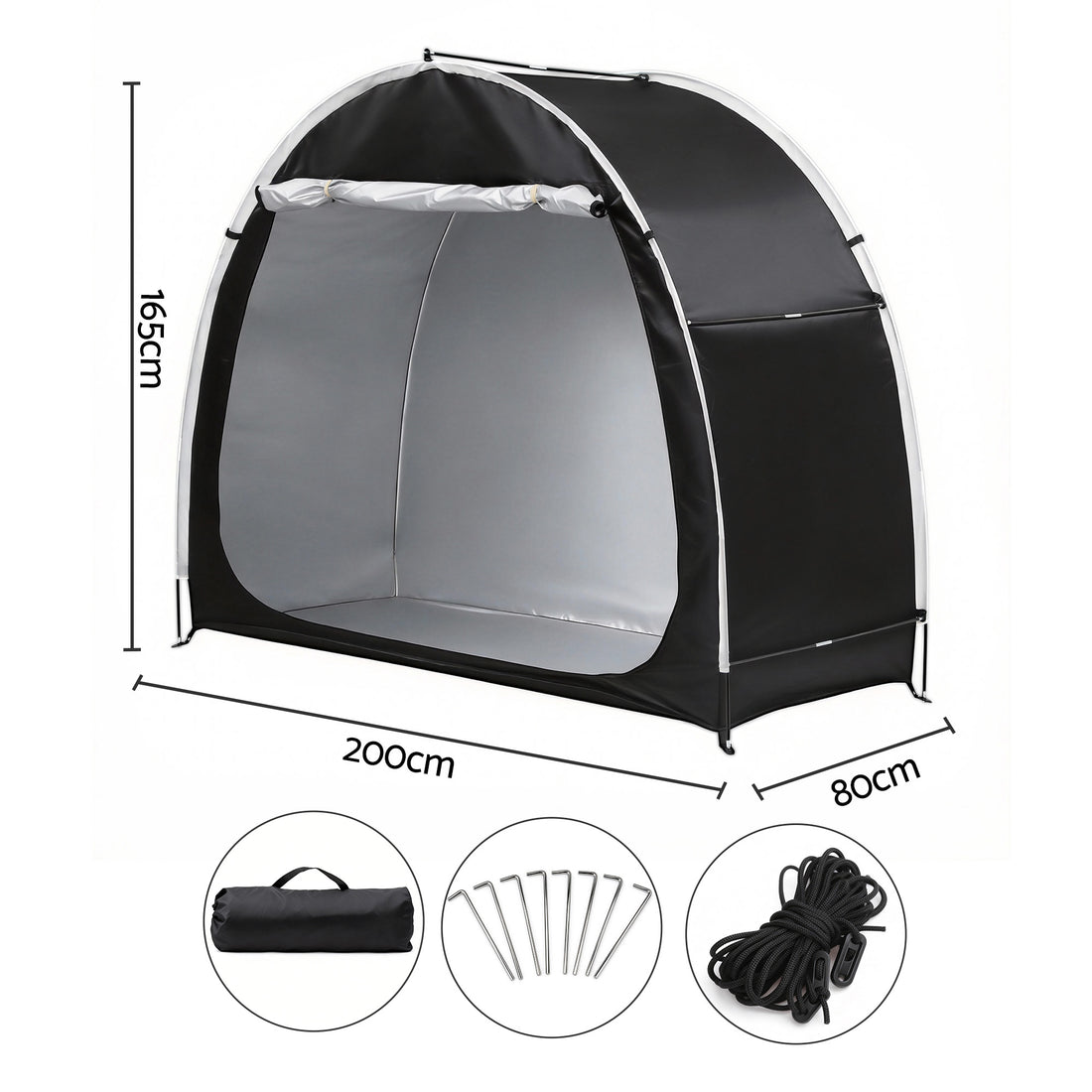 Giantz Bike Storage Tent Waterproof Outdoor UV Protection Shelter w/ Large Space-Home &amp; Garden > Travel > Duffel Bags-PEROZ Accessories