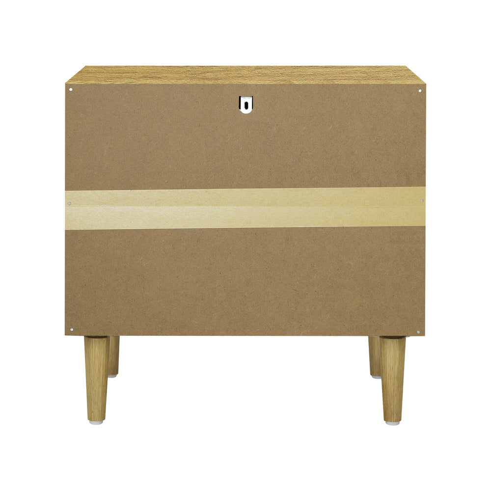 Oikiture Bedside Tables Set of 2 Nightstand-Bedside Table-PEROZ Accessories