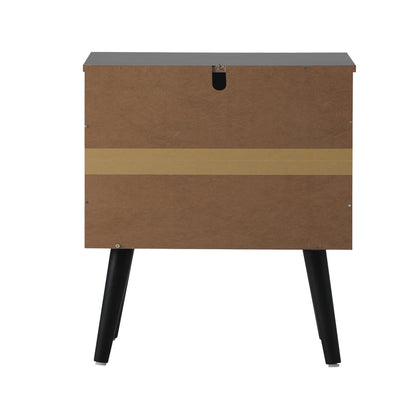 Oikiture 2X Bedside Table 2 Drawers Storage Cabinet Rattan-BedSide Tabless-PEROZ Accessories
