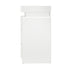 Oikiture Bedside Table RGB LED Nightstand Cabinet 3 Drawers Side Table Furniture White-Bedside Tables-PEROZ Accessories