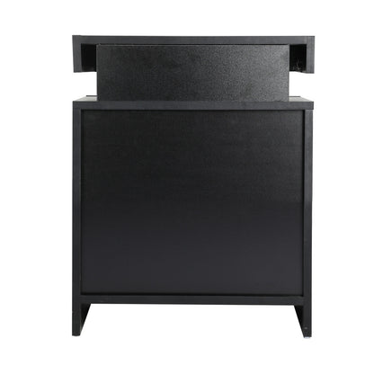 Oikiture Bedside Tables Set of 2 LED Nightstand Side Table-Bedside Table-PEROZ Accessories