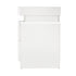 Oikiture Bedside Table RGB LED Nightstand Cabinet 2 Drawers Side Table Furniture White-Bedside Tables-PEROZ Accessories